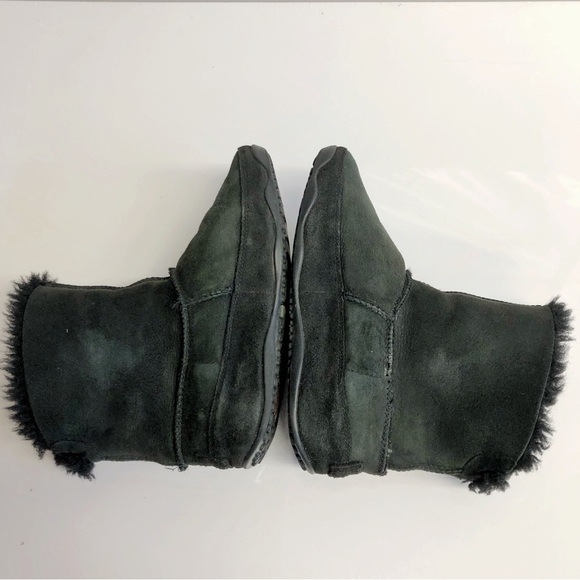 Fitflop Sheep Skin Shearing Genuine Leather Black Winter Boots Size 6.5 - Picture 9 of 16